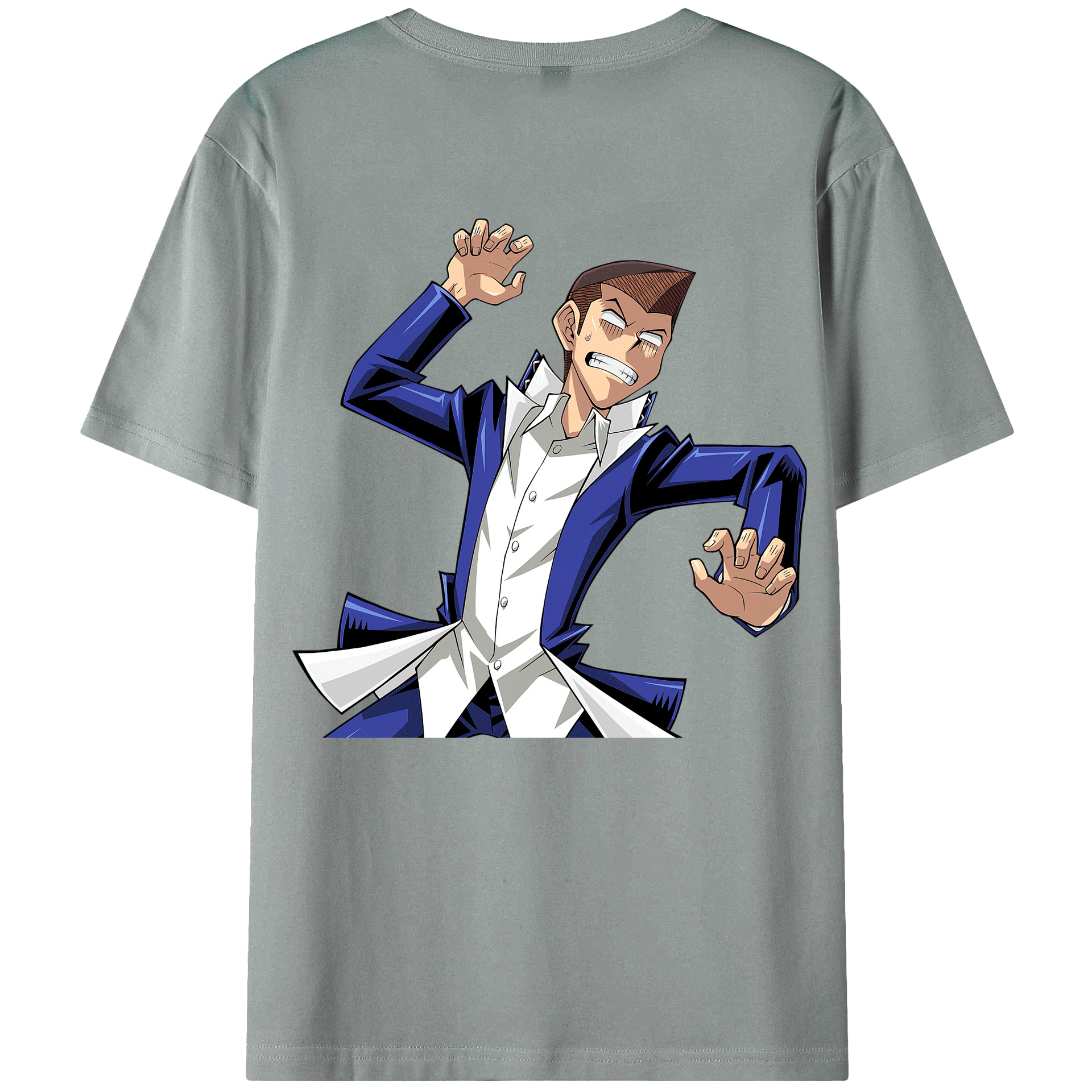 （画像用） 遊☆戯☆王 Yu-Gi-Oh! 綿100％ メンズ半袖Tシャツ（バックプリント） 通気性